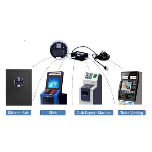 Dynamisk adgangskodelås elektronisk lås til ATM -pengeskabe og hvælvinger