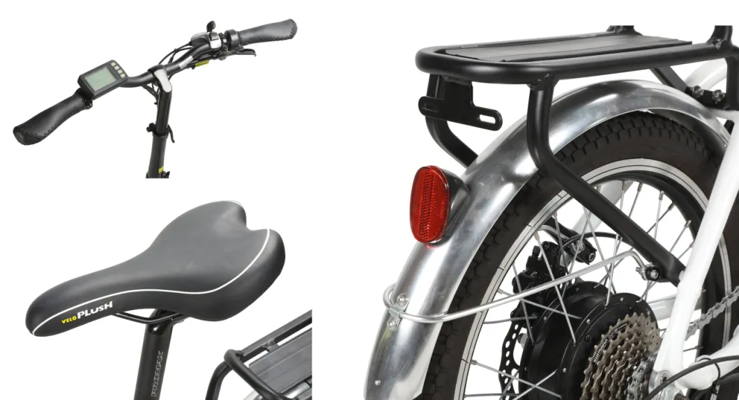 20 Inch Lithium Battery Folding Electric Bicycle with Metal Fenders