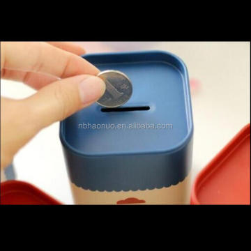 Logo metal stealing cat coin bank Money-box