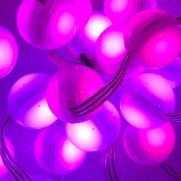 Luz de bola de píxel LED 3D RGB decorativa