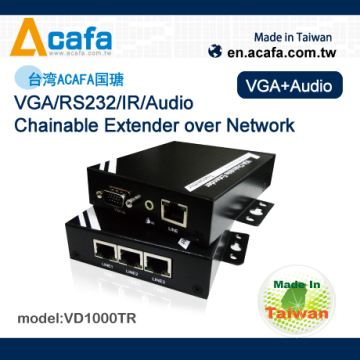 ACAFA VD1000TR VGA/RS232/IR/Audio Chainable Extender over Network