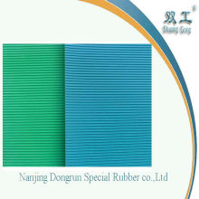 colorful fine ribbed rubber sheet