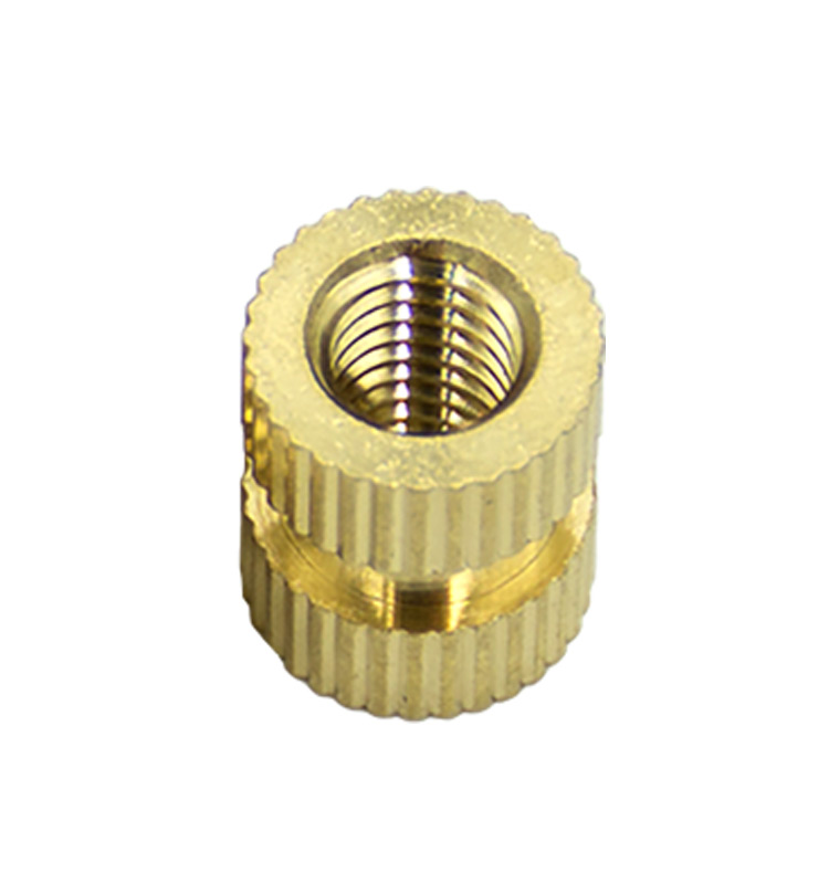 Knurled थ्रेडेड इंसर्ट एंबेडमेंट फीमेल थ्रेड नट