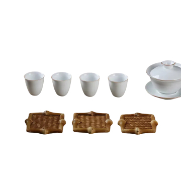 Authentic Tea Art Studios: Premium Handcrafted Bamboo Cup Mats