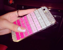 Guangzhou cell phone accessory bling bling diamond phone case for iphone 5s