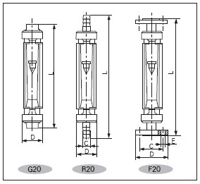 Panel akrilik jualan panas dipasang flowmeter kaca tiub rotameter untuk air aliran makanan