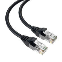 Molded Black Cat 6 High Speed UTP RJ45 LAN Internet Cable