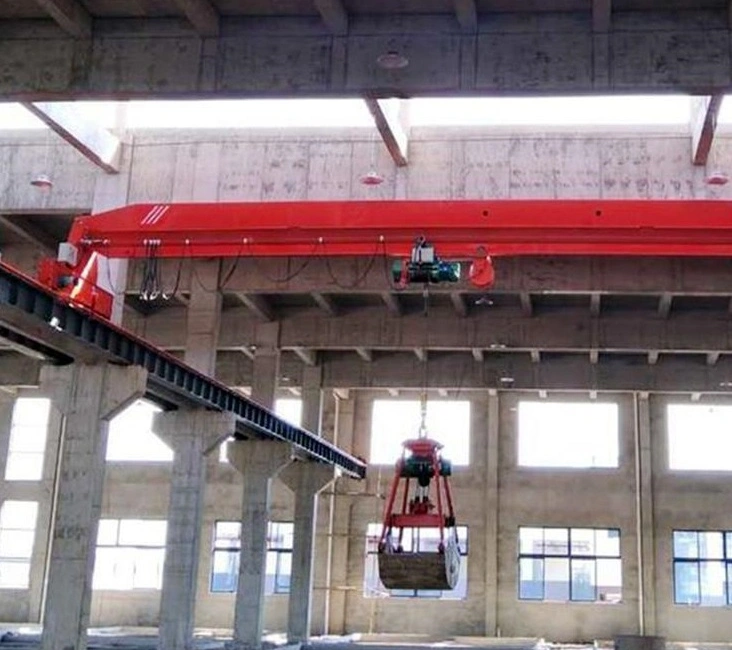 Ldz Traveling Radio Remote Electric Single - Girder Grab Overhead Crane