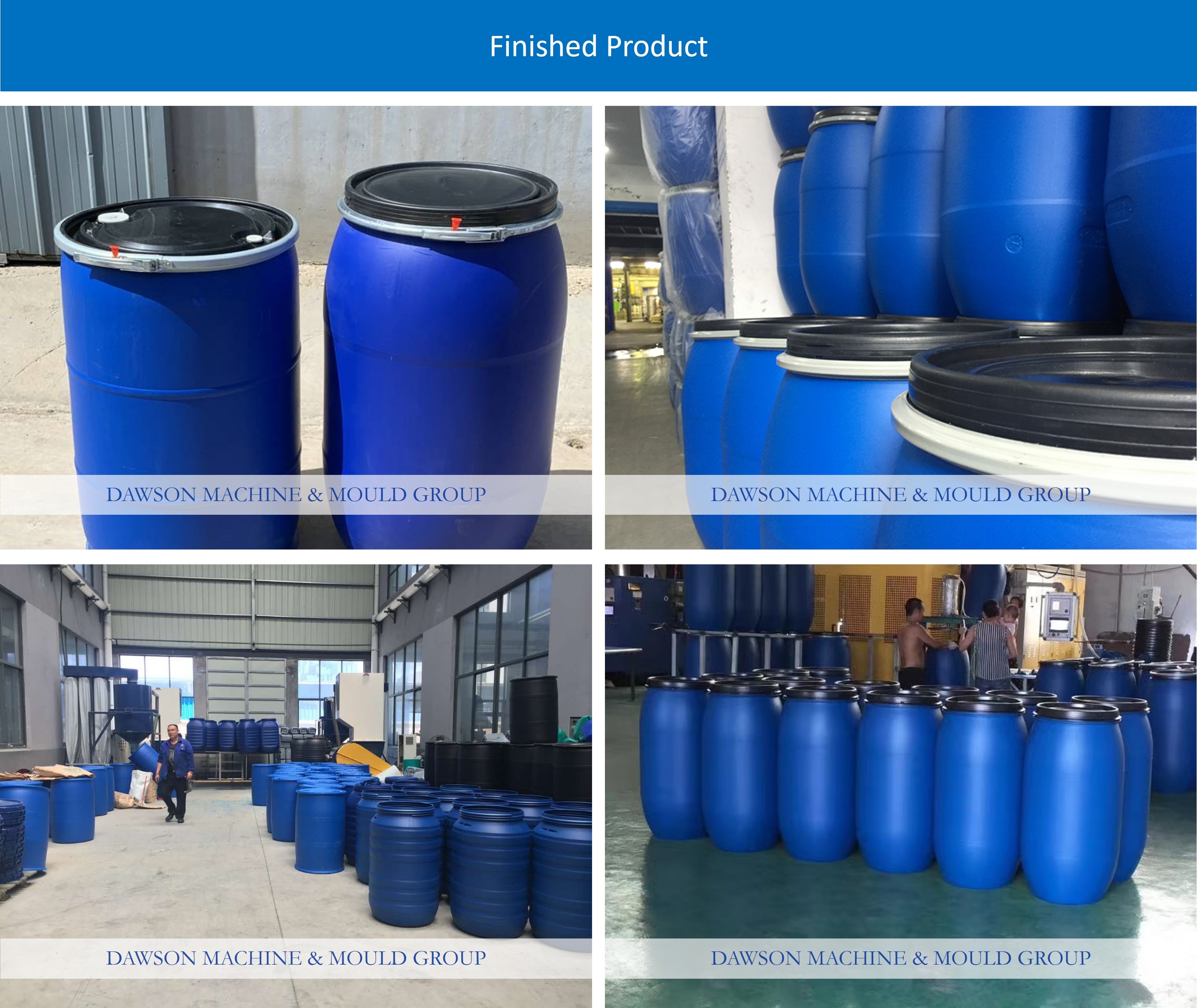 60L/120L Hdpe Top grade extrusion blow molding blue plastic drums making machines