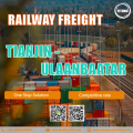 Eisenbahngütergottesdienst von Tianjin nach Ulaanbaatar