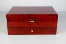 Handcraft Wood Ladies Jewelry Box With Lock