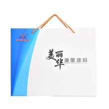 Portable custom-made paper bag