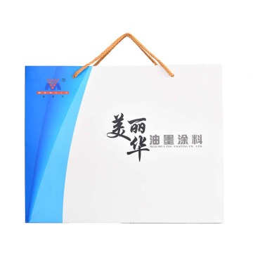 Portable custom-made paper bag