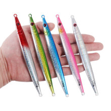 60g-100g Conical Fast Sinking Wood Jig for Sea Fishing: Trout, Carp, Tuna, Grouper, GT