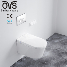 Modern Intelligent Bathroom: Wall Hung Toilet Bowl with Ceramic P Trap