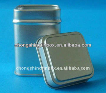 lovely spice square tin box