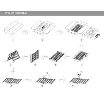 Full Spectrum Spider LED wachsen Licht 8 Bars