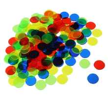 100x 15mm Creative Tokens Plastic Chips Bingo Game Bingo Markersr