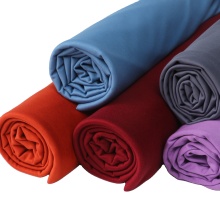 Wholesale Breathable 40S 220GSM Plain Dyed Mercerized Interlock Knitted Fabric for T-skirts
