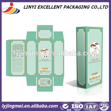 OEM printing ivory board material cheap paper packaging box