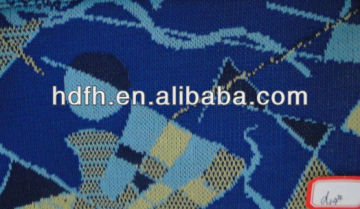 circle jacquard fabric