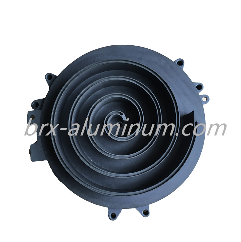 Hard Anodized Aluminum part for turbo