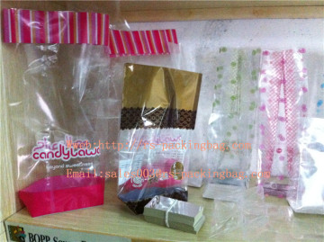 triangle shaped opp bags /cone shaped bags/opp bag