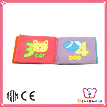 Over 20 years experience cute washable fabric book toddler learning toy