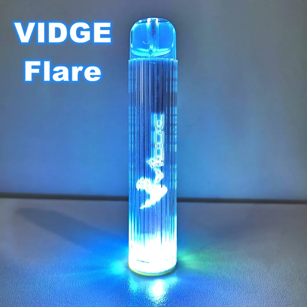 Vidge Flare 800 Puffs Disposable Vape LED Lighting 10 Flavors Ecig