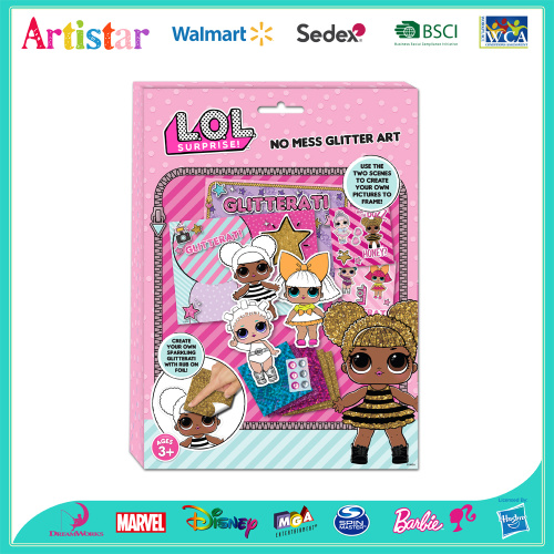 LOL No Mess Glitter Art attractive art set