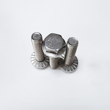 Stainless Steel Hexagon Bolts With Flange DIN6921