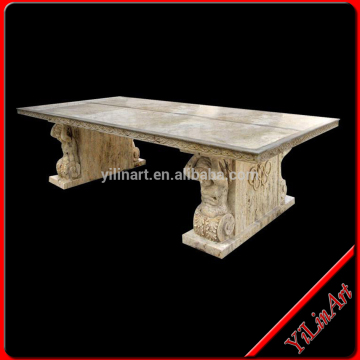 Cheap Yellow Garden Outdoor Stone Marble Bench