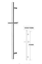 Popular Water Saver Shower Head Slide Bar with Excellent Rust Resistance