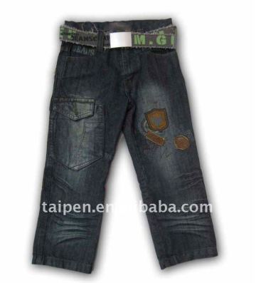 Fashion Design Soft Cotton Fabric Jean Pants