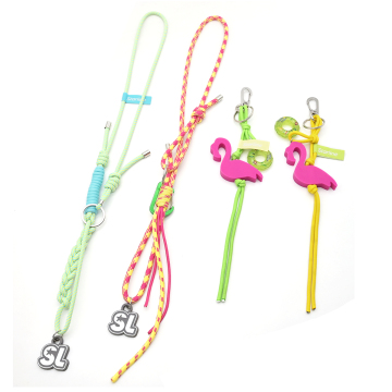 Custom Woven Strap with Rubber Pendant