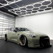 220V Hexagon Detailing RAB Lights: Illuminating Home Garages and Commercial Systems