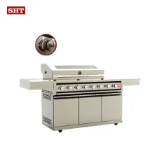 Commercial 304 Stainless Steel LPG BBQ Gril Machine