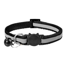 Upgraded Reflective Nylon Cat Collar with Bell - Safe & Breakaway