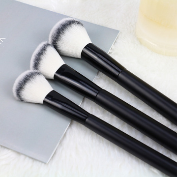 Fast Delivery 3Pcs Professional Black Makeup Brush Set With High Quality