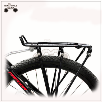 Disc brake mountain bike rear rack