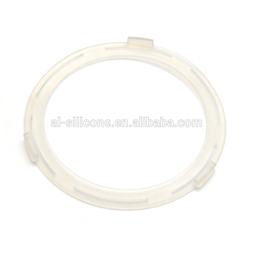 clear silicone gasket,transparent silicone gasket,food grade silicone gasket