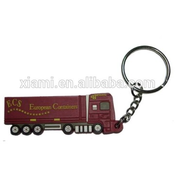 newest cool truck shape silicone keyring