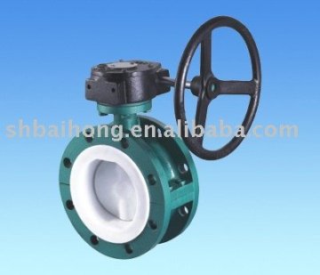 PTFE Lined Butterfly Valve/PCTFE Lined Butterfly Valve