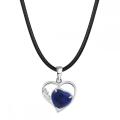 Lapis lazuli Love Heart Stone Stone Cool Gemstone Ожерелья для женщин