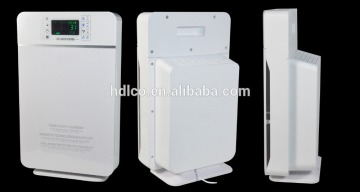 touch panel air purifier with ionizer and UV sterilization light