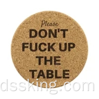 Eco Friendly Coasters Non-Slip Isolated Custom Placemats