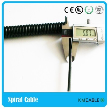 4 cores 0.3sqmm spiral cable