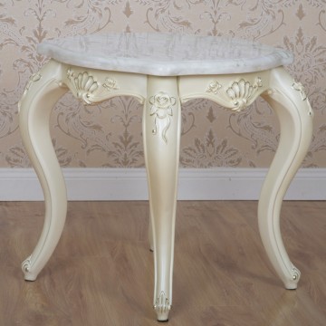 Alibaba Living Bar Table Marble Top Round Cocktail Table