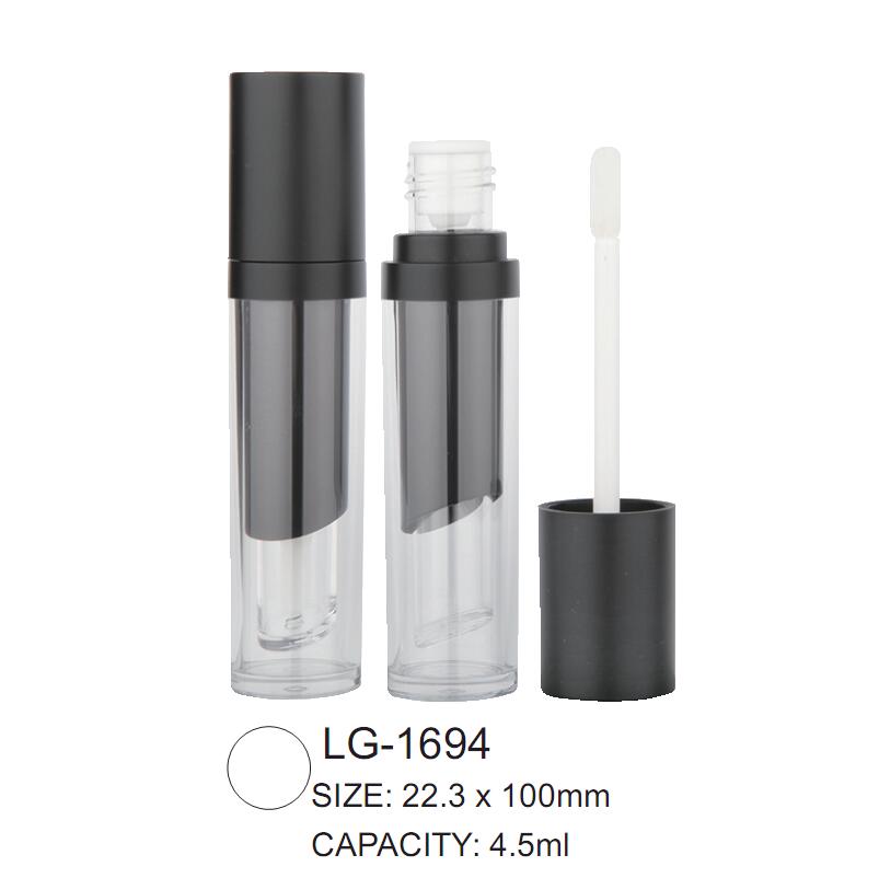 Tiub lipgloss plastik pusingan kosong LG-1694