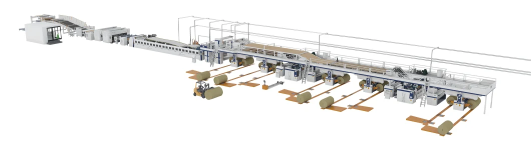 High Speed Corrugated Carton Line 1